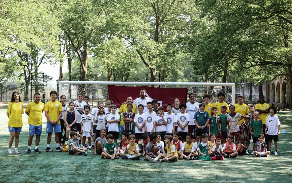 Iniciativa do Fluminense leva futebol a jovens em Nova York durante Mundial