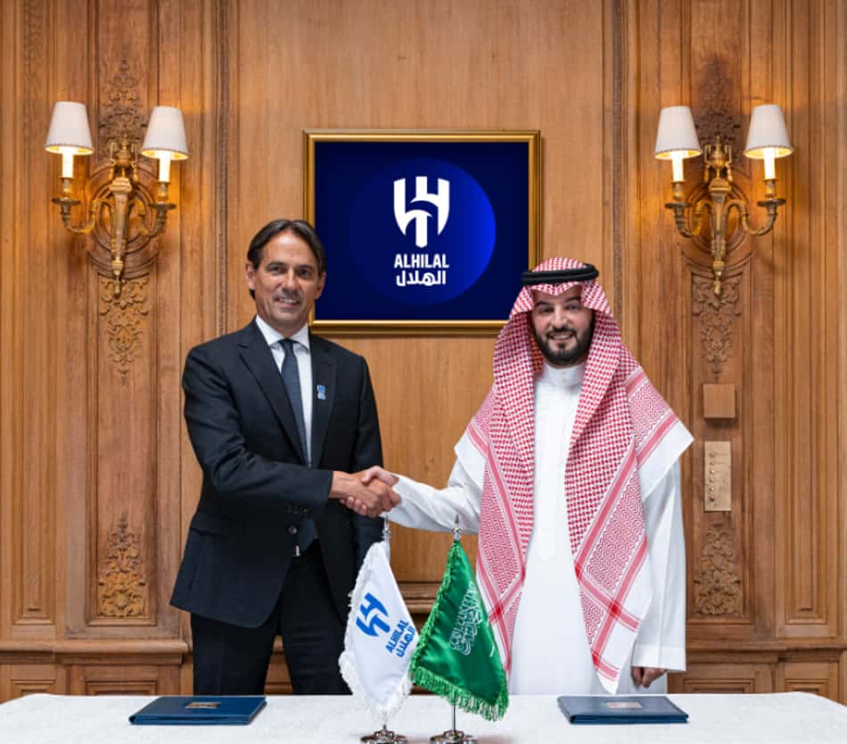 Simone Inzaghi assina com o Al-Hilal