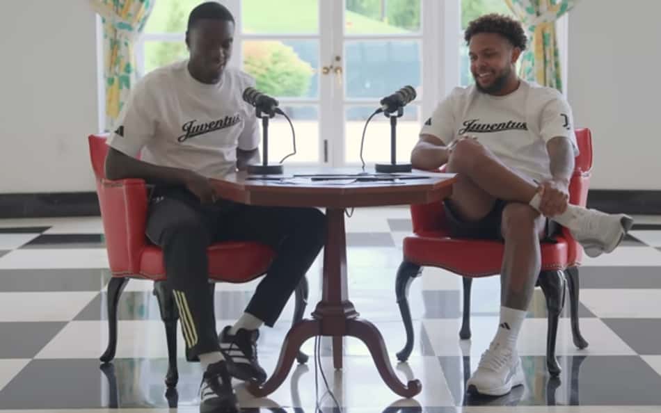 Timothy Weah e Weston McKeenie no programa Juventus Talk With Us