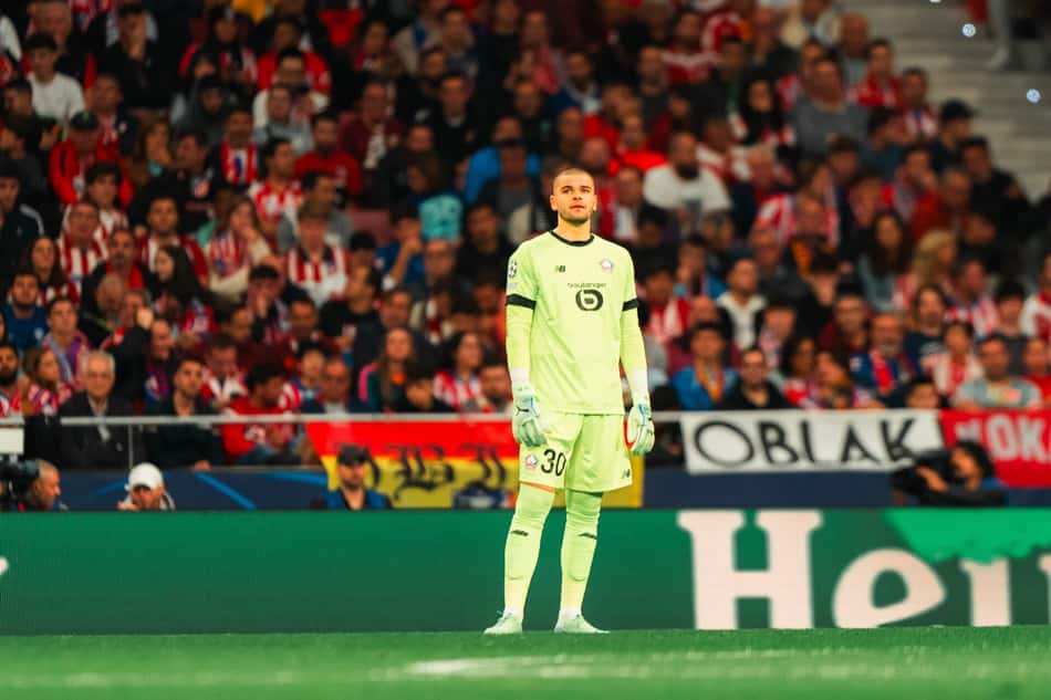 Chevalier, goleiro do Lille (Foto: Divulgação/Lille)