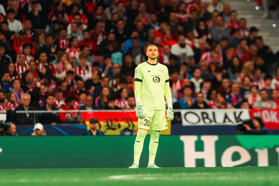 Chevalier, goleiro do Lille (Foto: Divulgação/Lille)