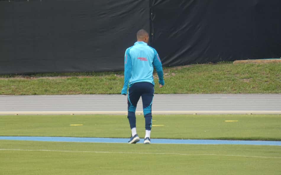 De la Cruz Flamengo Mundial EUA treino