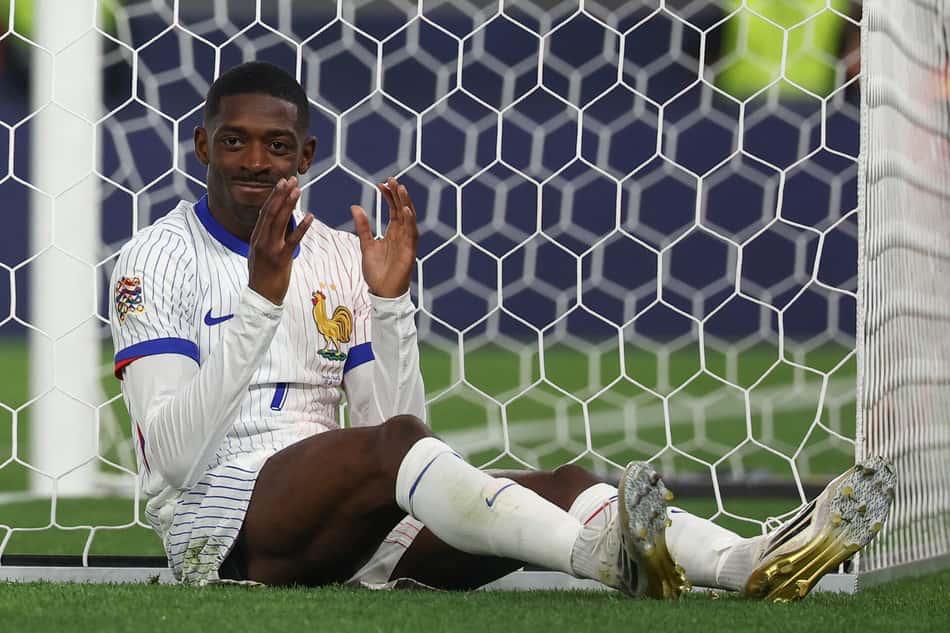 Dembélé lamenta chance desperdiçada em Espanha x França