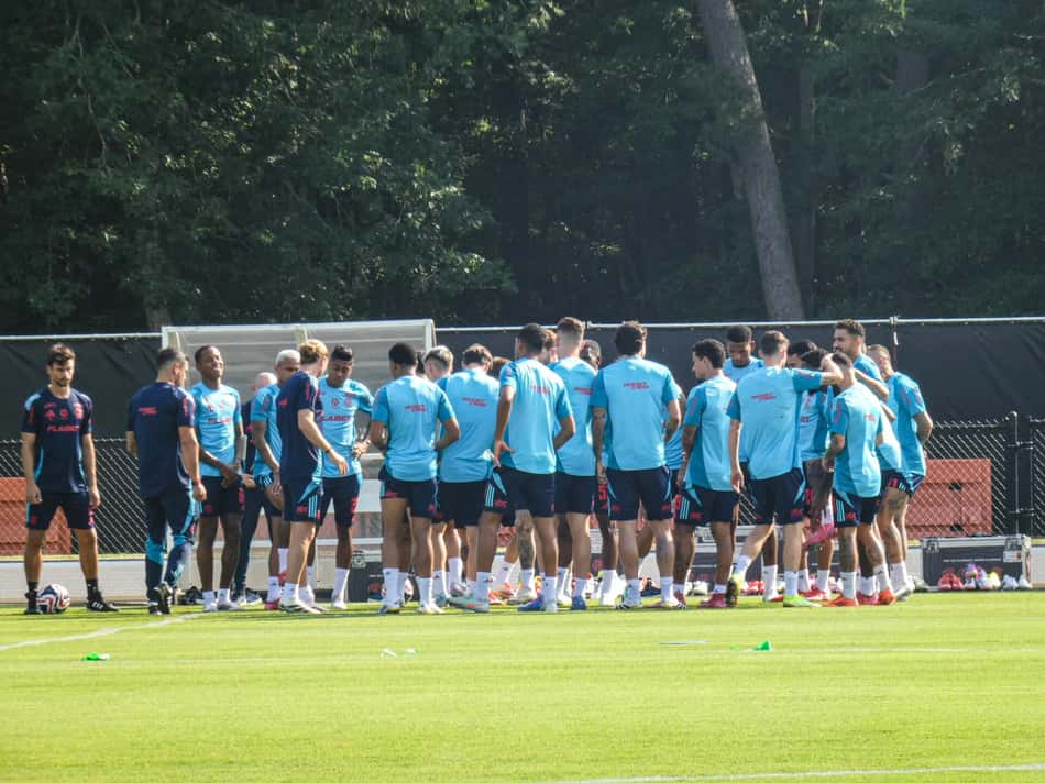 Elenco Flamengo treino EUA Mundial