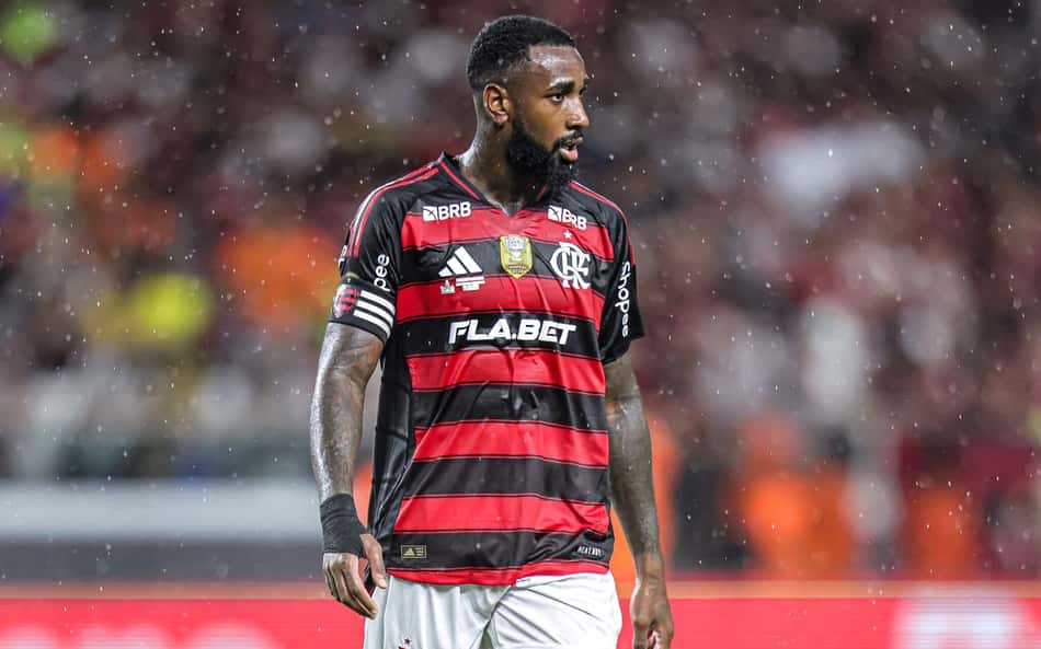 Gerson desfalca o Flamengo por problema muscular (Foto: Fernando Torres/AGIF)