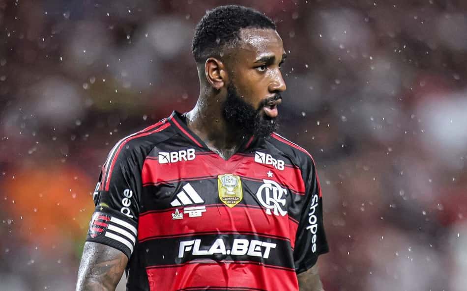 Gerson desfalca o Flamengo por problema muscular (Foto: Fernando Torres/AGIF)