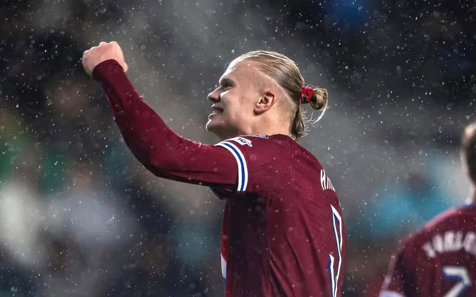 Haaland mantém vivo o sonho da classificação da Noruega à Copa do Mundo