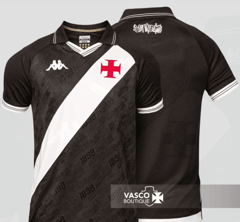 Mais detalhes da nova camisa do Vasco (Foto: Reprodução)