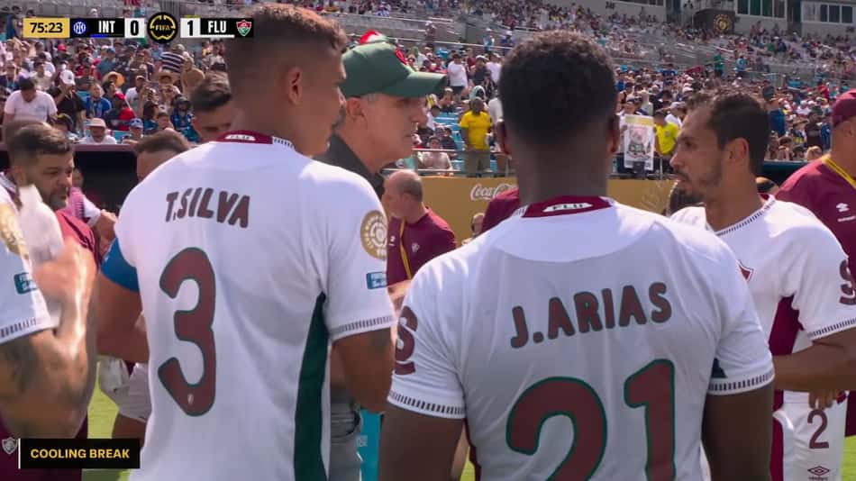 Thiago Silva em Inter de Milão x Fluminense