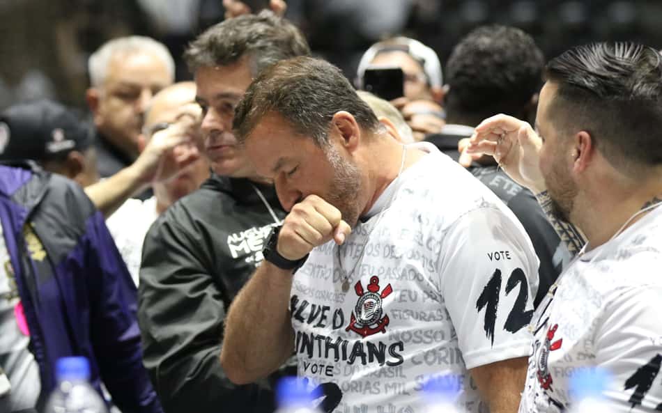 Augusto Melo, presidente do Corinthians