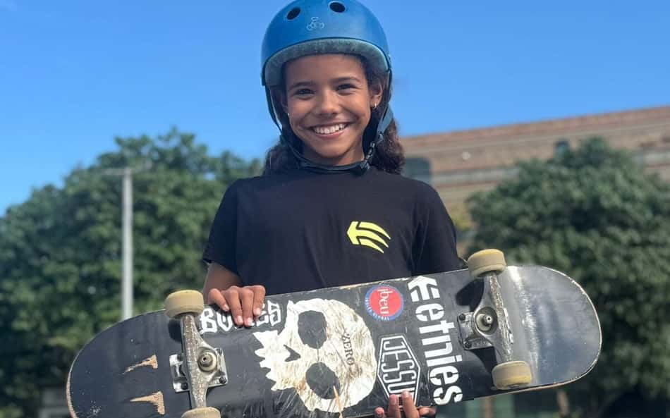 Do surfe ao skate: Brenda Moura segue os passos de Rayssa Leal e sonha com as Olimpíadas