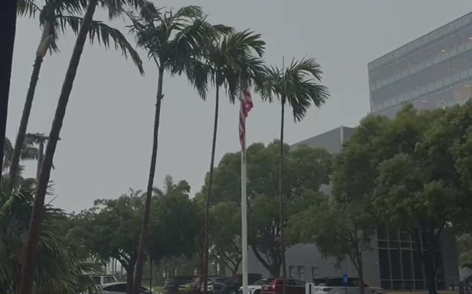 Miami tem alerta de tempestade às vésperas de jogo do Fluminense
