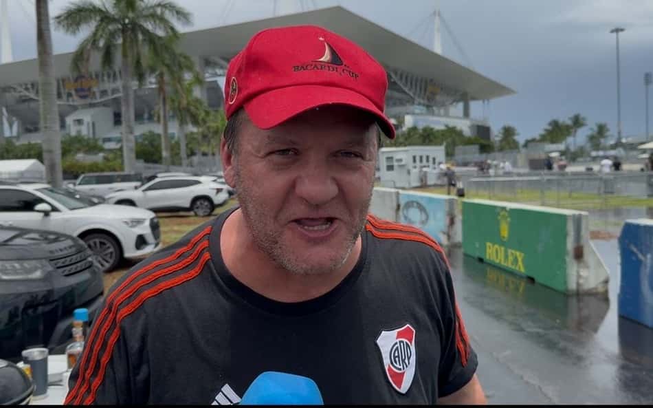 Torcedor do River faz churrasco e declara apoio ao Fluminense antes de jogo no Mundial