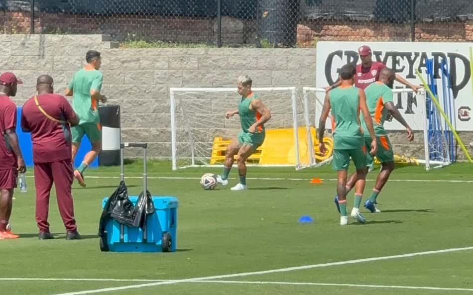 Com Thiago Silva e Soteldo, Fluminense treina de olho na Inter de Milão