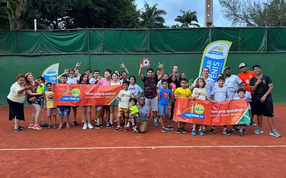 Rio recebe primeiro torneio de duplas infantil da Liga Tênis 10