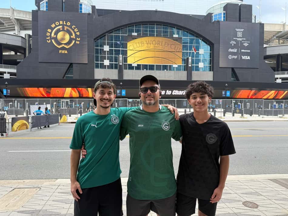 Vinicius, Flavio e João (Foto: Sharon Prais/ Lance!)