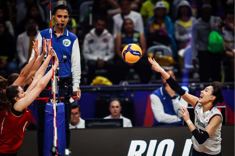 Alemanha e Coreia do Sul se enfrentaram pelo dia 1 da VNL no Rio de Janeiro (Foto: VNL)