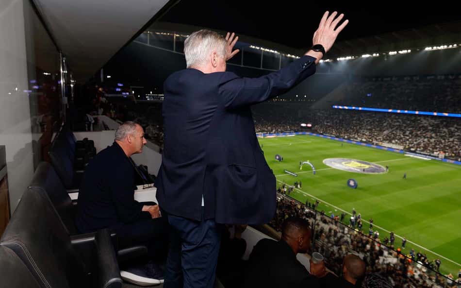 Carlo Ancelotti - Corinthians x Vitória