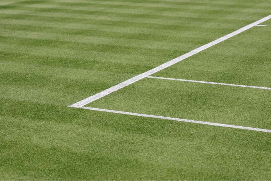 Detalhe de uma das quadras de Wimbledon