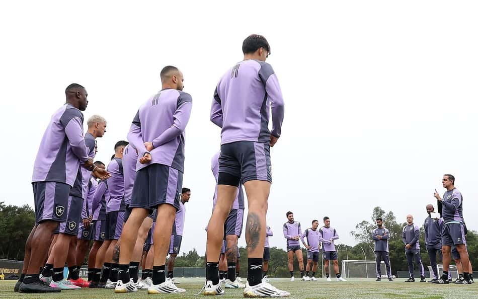 Treino do Botafogo em Santa Barbara
