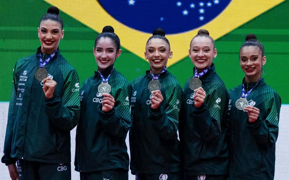 Com 'Evidências', Brasil leva todos os ouros no Pan de Ginástica Rítmica