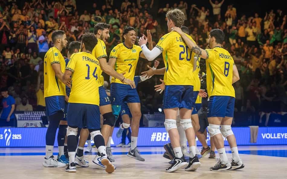 Brasil x Polônia na VNL masculina; veja horário e onde assistir