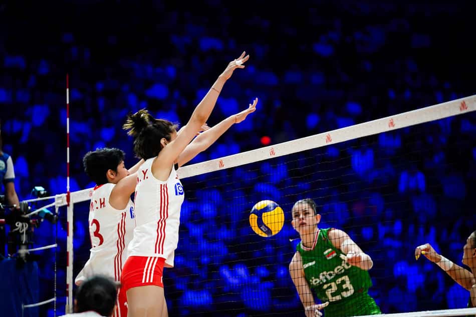 Bulgária e China na segunda semana da VNL (Foto: Divulgação / VNL)