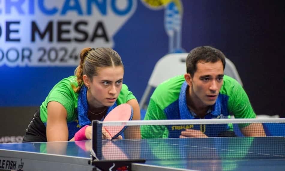 Hugo Calderano e Bruna Takahashi foram vice-campeões pan-americanos em 2024