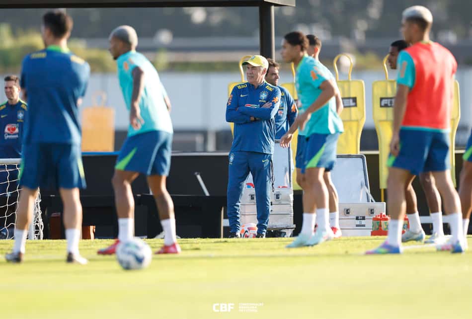 Carlo Ancelotti finalmente fará sua estreia à frente da Seleção Brasileira