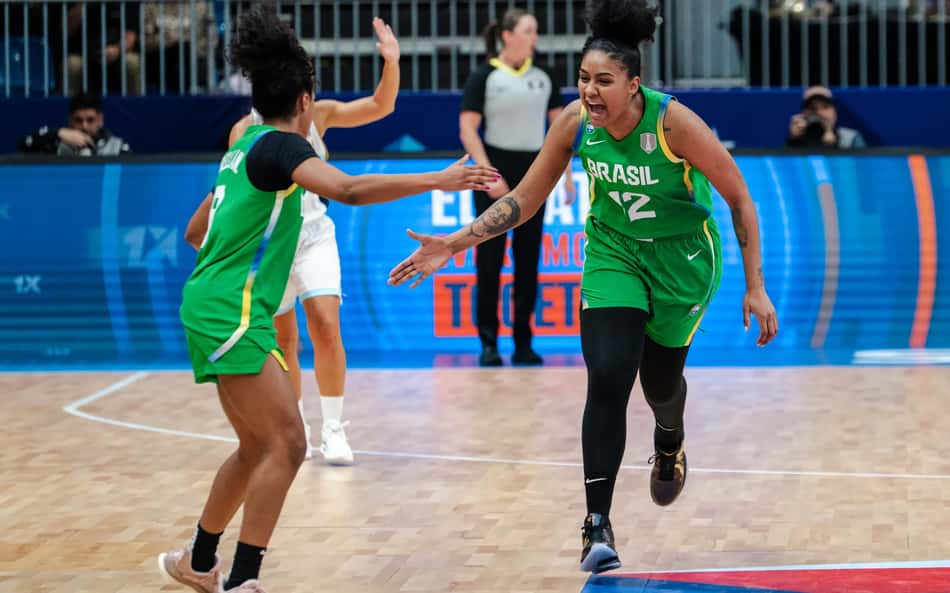 Brasil tem início avassalador e vence Argentina na estreia da AmeriCupW