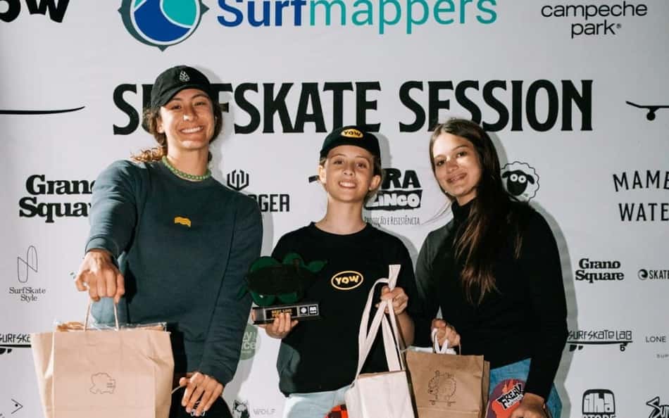 Aos 11 anos, brasileira é destaque em campeonato de skate