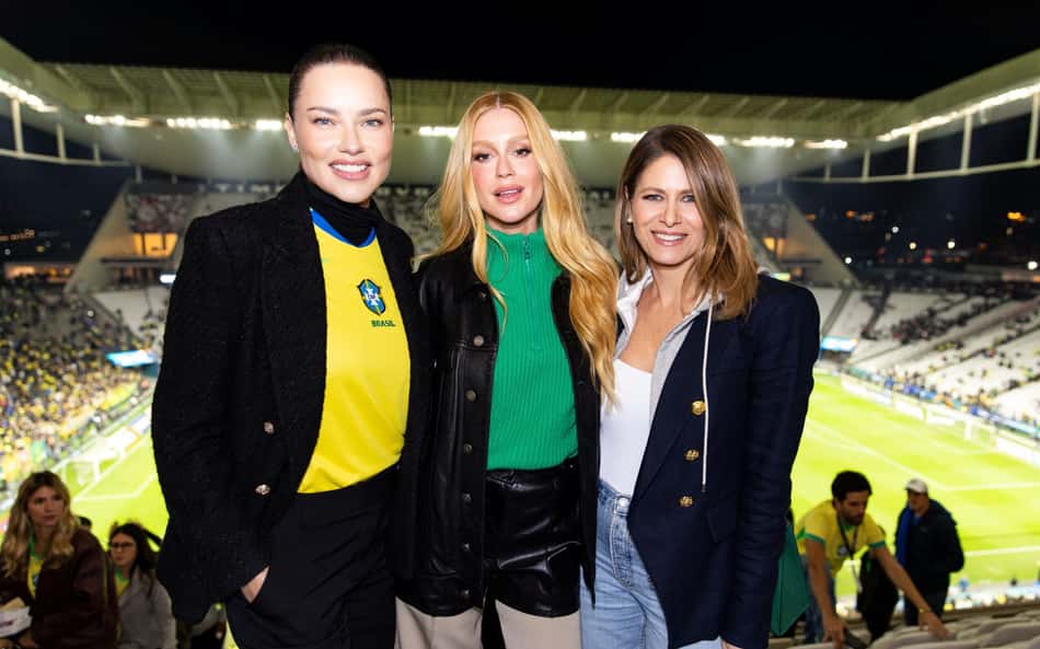 Deborah Secco, Dieckmann e mais: vitória da Seleção reúne celebridades