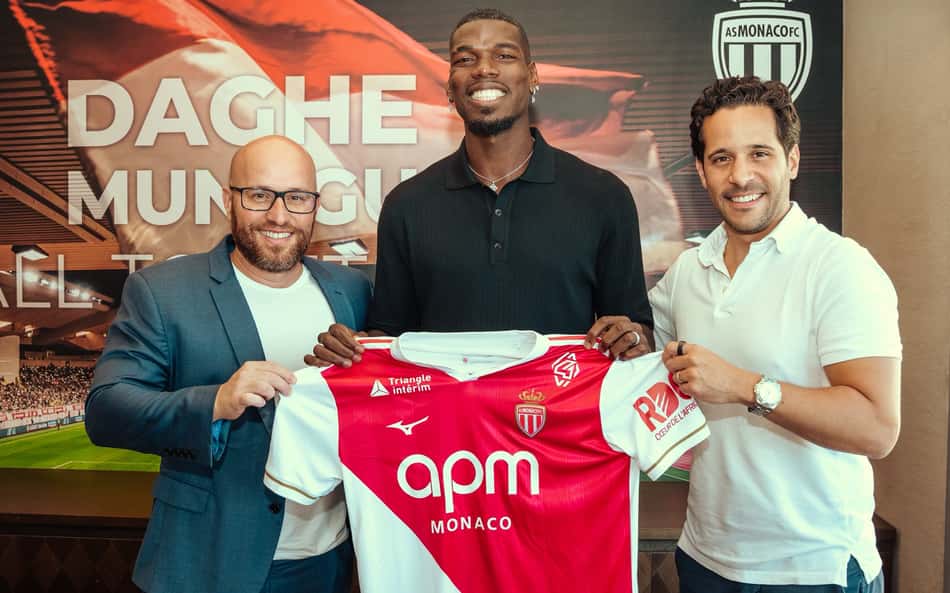 Após suspensão por doping, Paul Pogba é anunciado pelo Monaco e vai às lágrimas