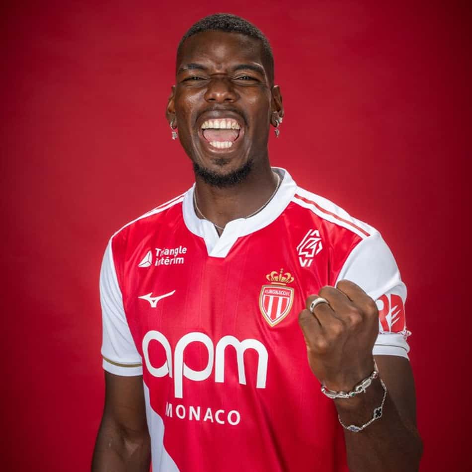 Paul Pogba é o novo reforço do Monaco (Foto: Divulgação/Monaco)