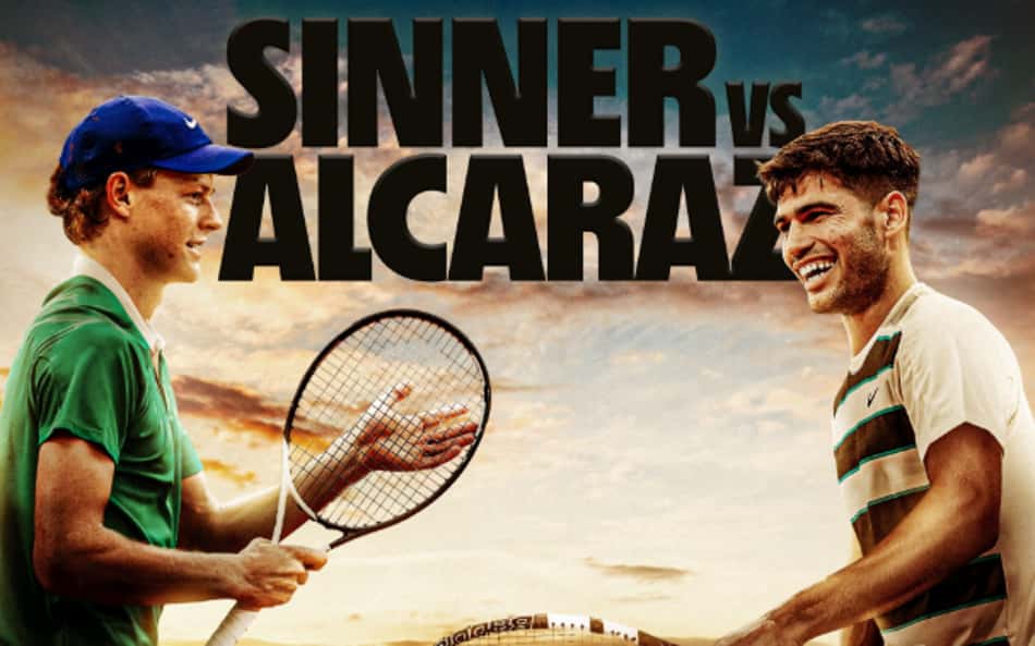 Compare os números de Alcaraz e Sinner e relembre os duelos; vídeo