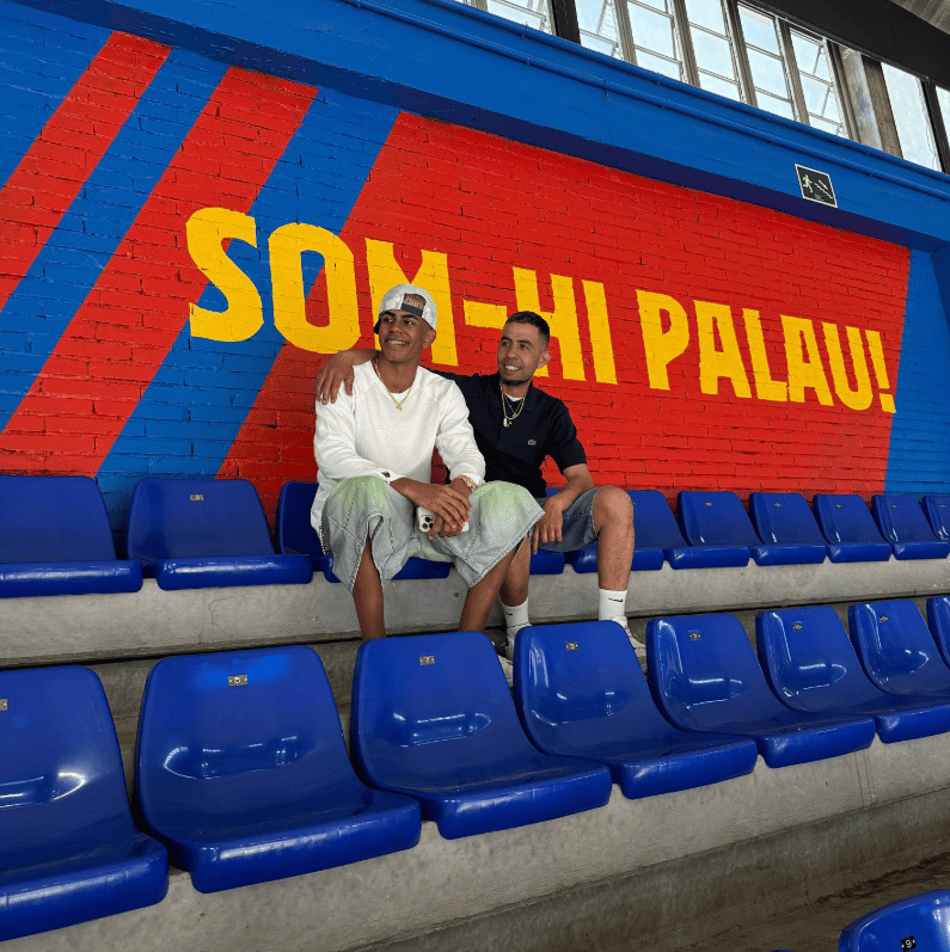 Lamine Yamal e seu pai