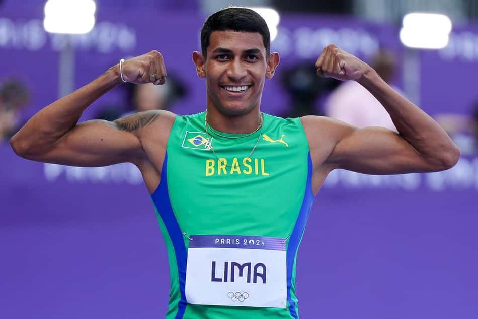 Matheus Lima disputa a etapa de Paris da Diamond League