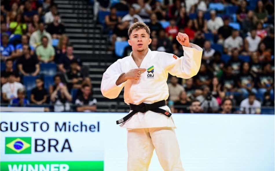 Mundial de Judô: Michel Augusto disputa medalha de bronze