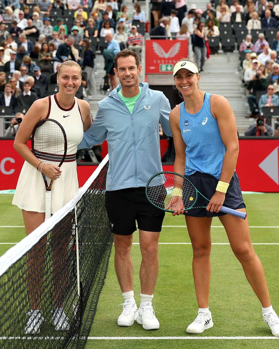 Andy Murray prestigiou jogo de Bia Haddad