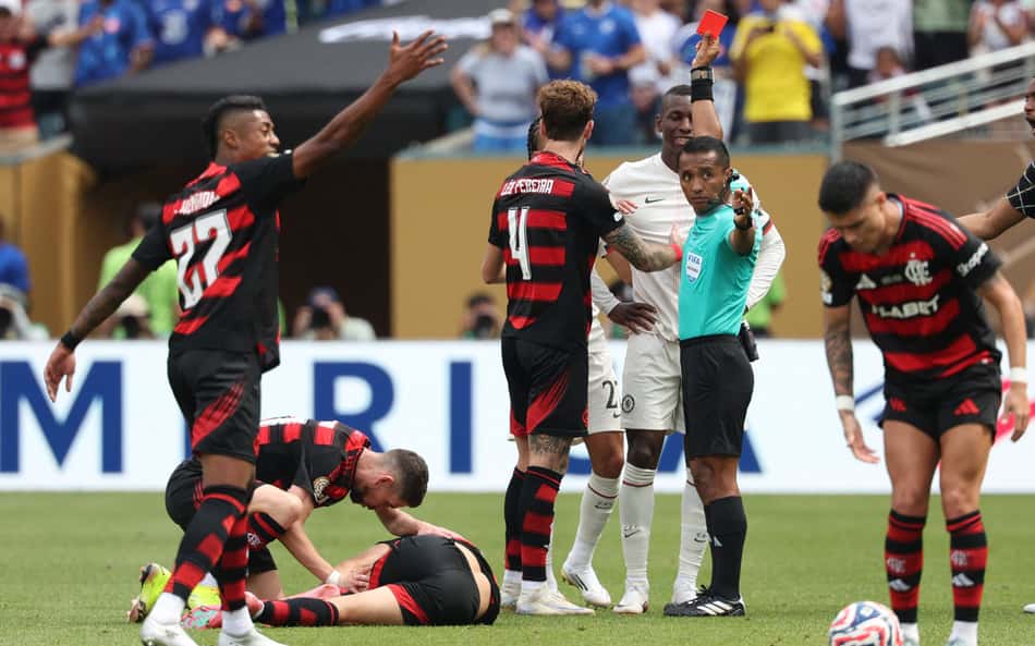 Flamengo x Chelsea: jogador sofre punição por dois jogos no Mundial de Clubes; entenda
