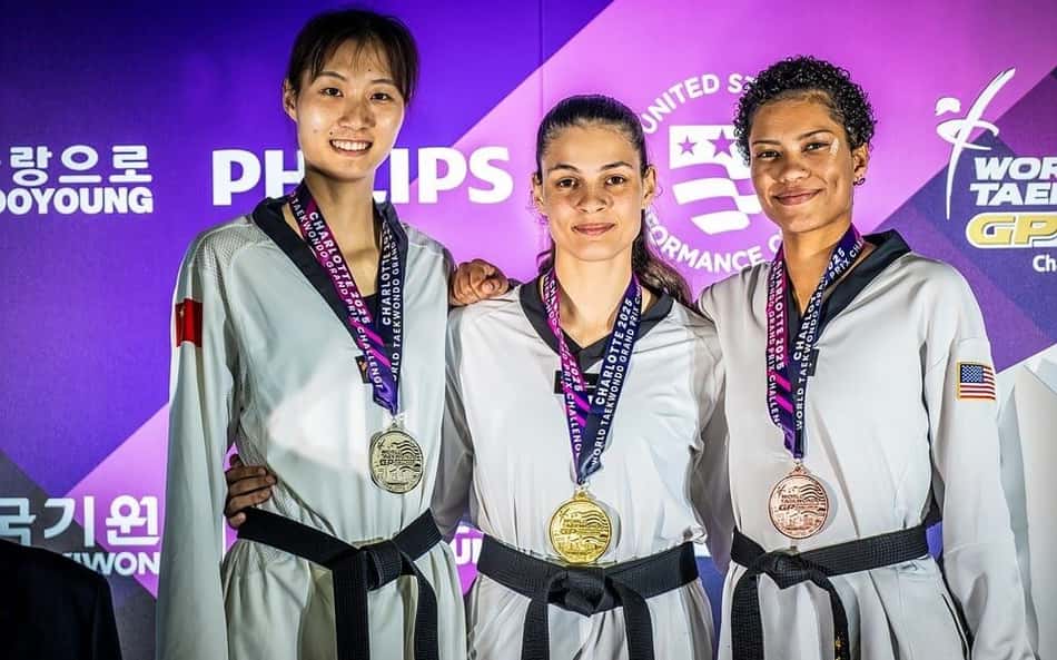 Brasileira desbanca campeã mundial e leva ouro no Grand Prix de Taekwondo