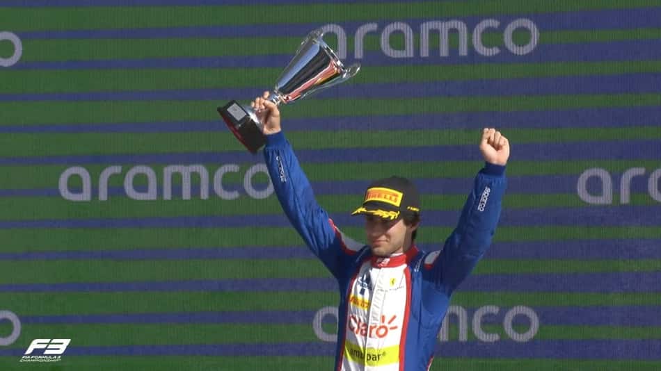 Rafael Câmara vence GP da Espanha de F3; Brasileiro é líder do campeonato (Foto: Reprodução / FIA Formula 3)