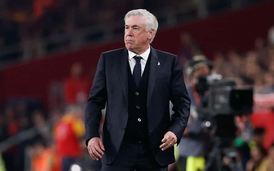 Carlo Ancelotti, novo treinador da Seleção Brasileira (Foto: Reprodução/Real Madrid)