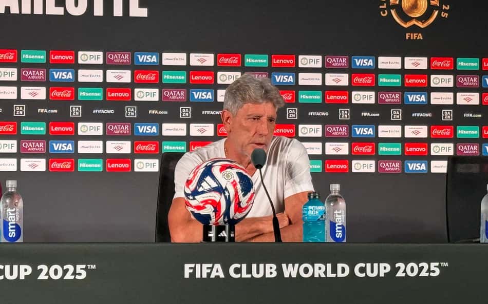 Renato Gaúcho projeta duelo contra a Inter de Milão: 'Vamos lutar muito'