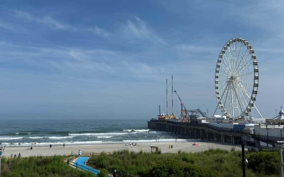 Roda gigante em Atlantic City (Foto: Lucas Bayer/Lance!)