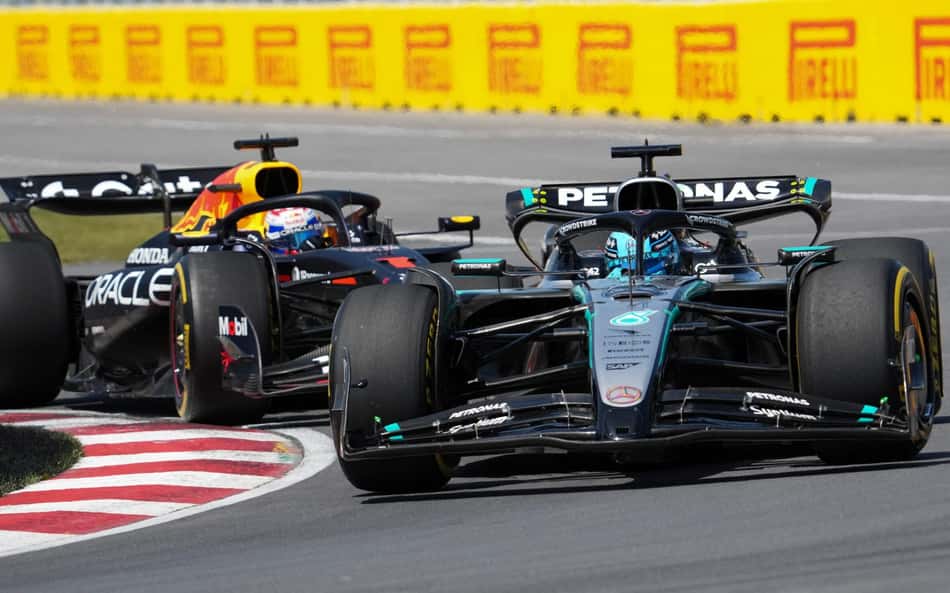 George Russell conquista 1ª vitória na F1 2025 em GP do Canadá; Bortoleto é 15