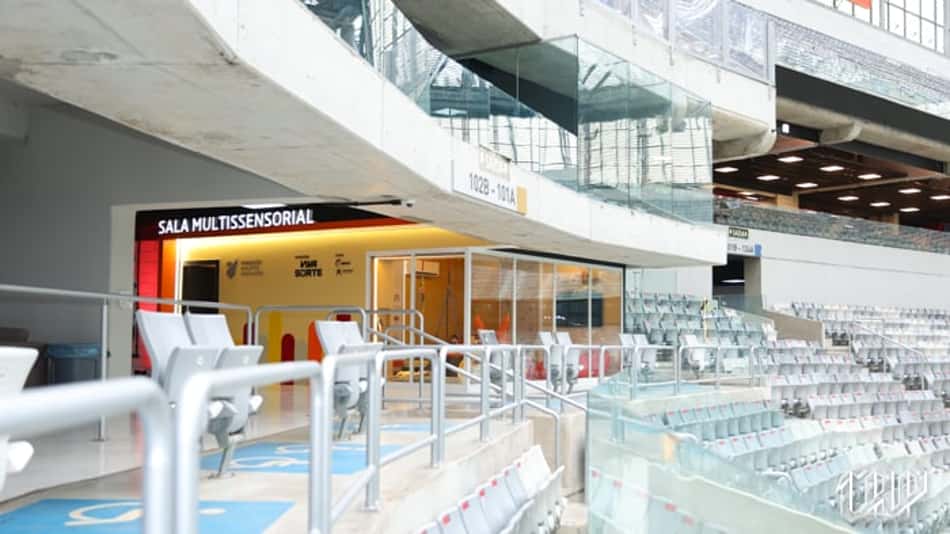 sala multissensorial Athletico Arena da Baixada