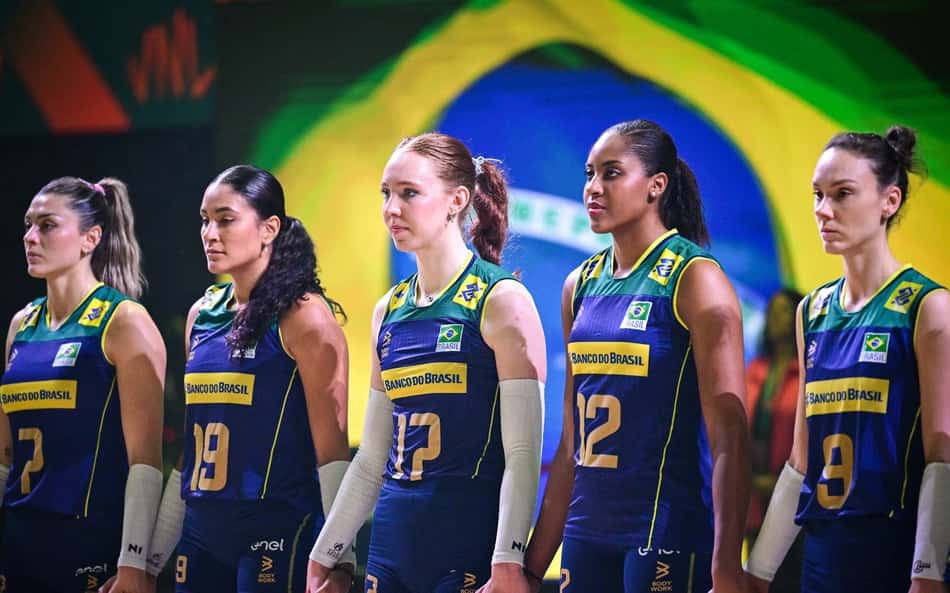 VNL: Brasil encara campeãs olímpicas na primeira semana; veja adversários