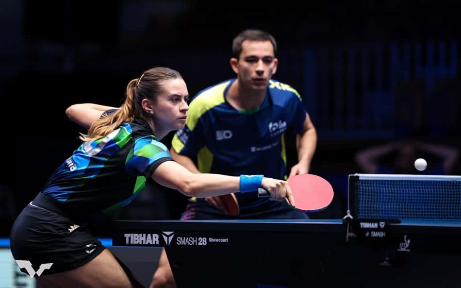 Hugo Calderano e Bruna Takahashi vão às quartas do WTT Star Contender