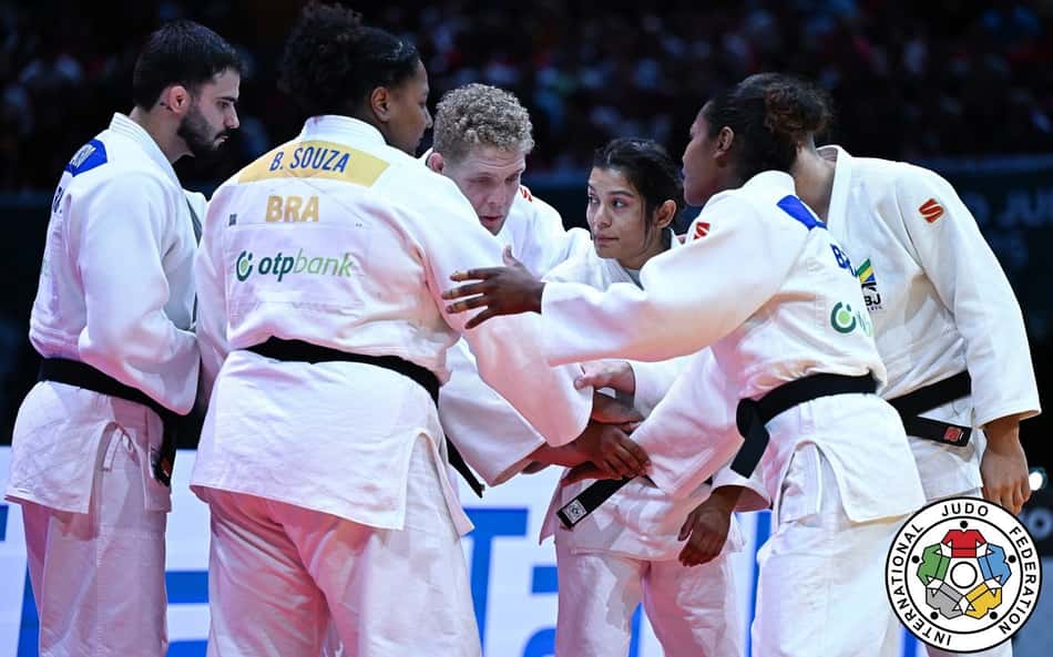 Mundial de Judô: Brasil desbanca França e disputa o bronze por equipes